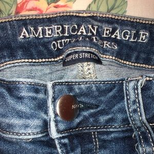 Ripped American eagle jeans